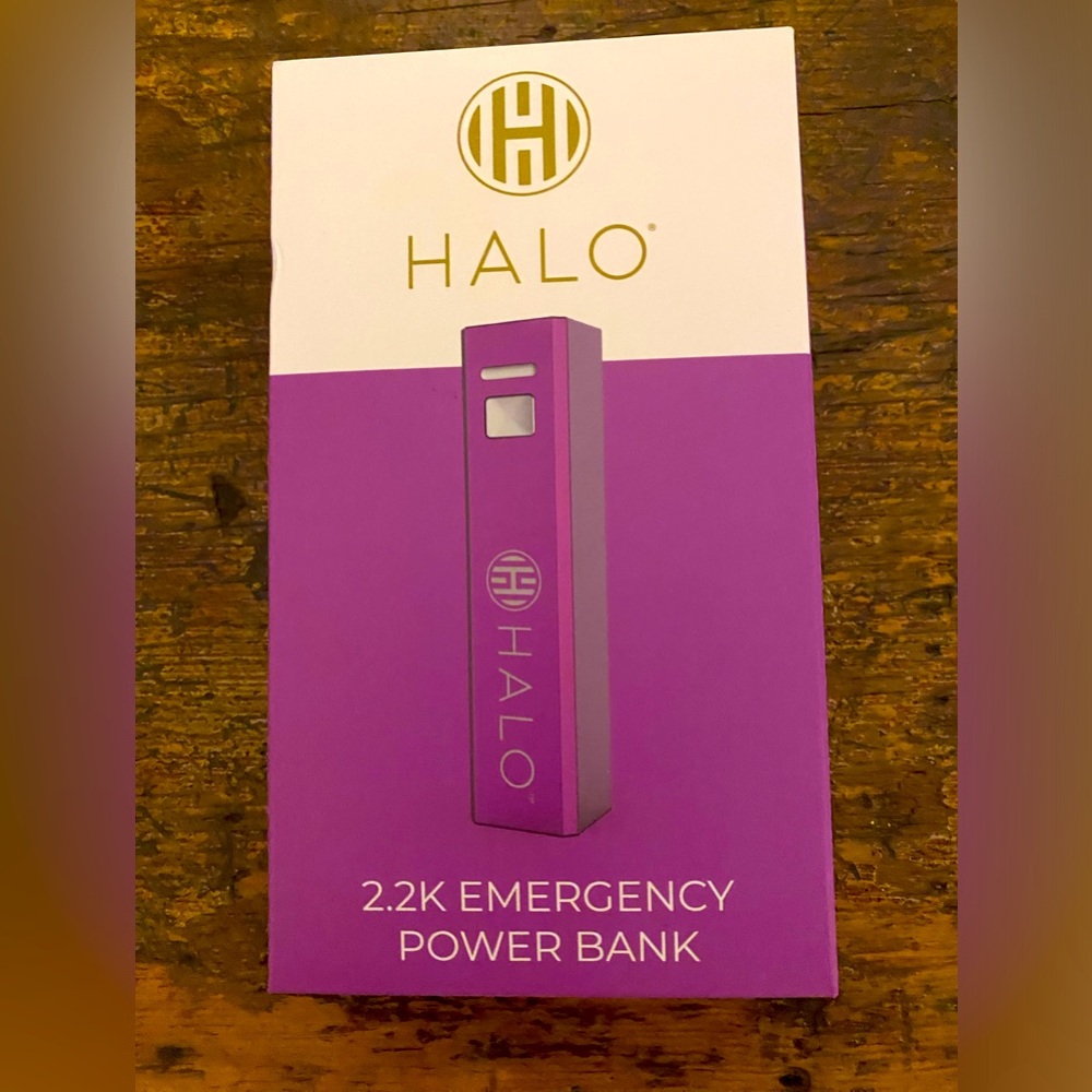 New in Box Halo Emergency Portable Power Bank